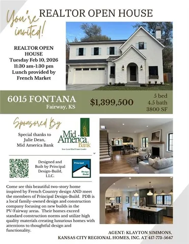$1,399,500 | 6015 Fontana Street, Fairway, KS 66205