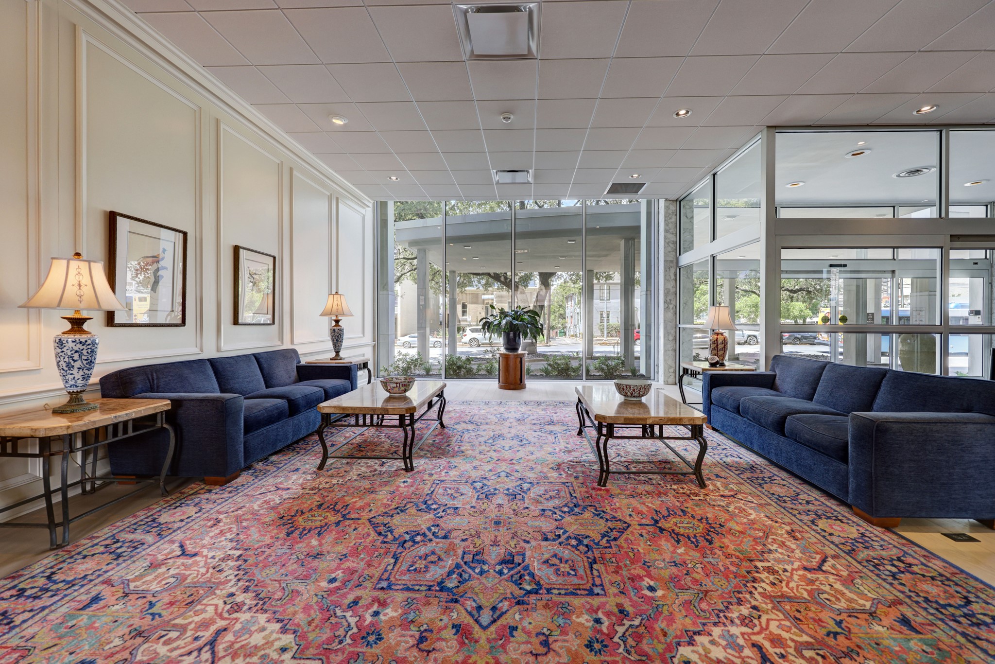 1801 Lavaca Street, Unit 3M Austin, TX 78701 - Photo 19 of 30 Updated Cambridge Tower Lobby