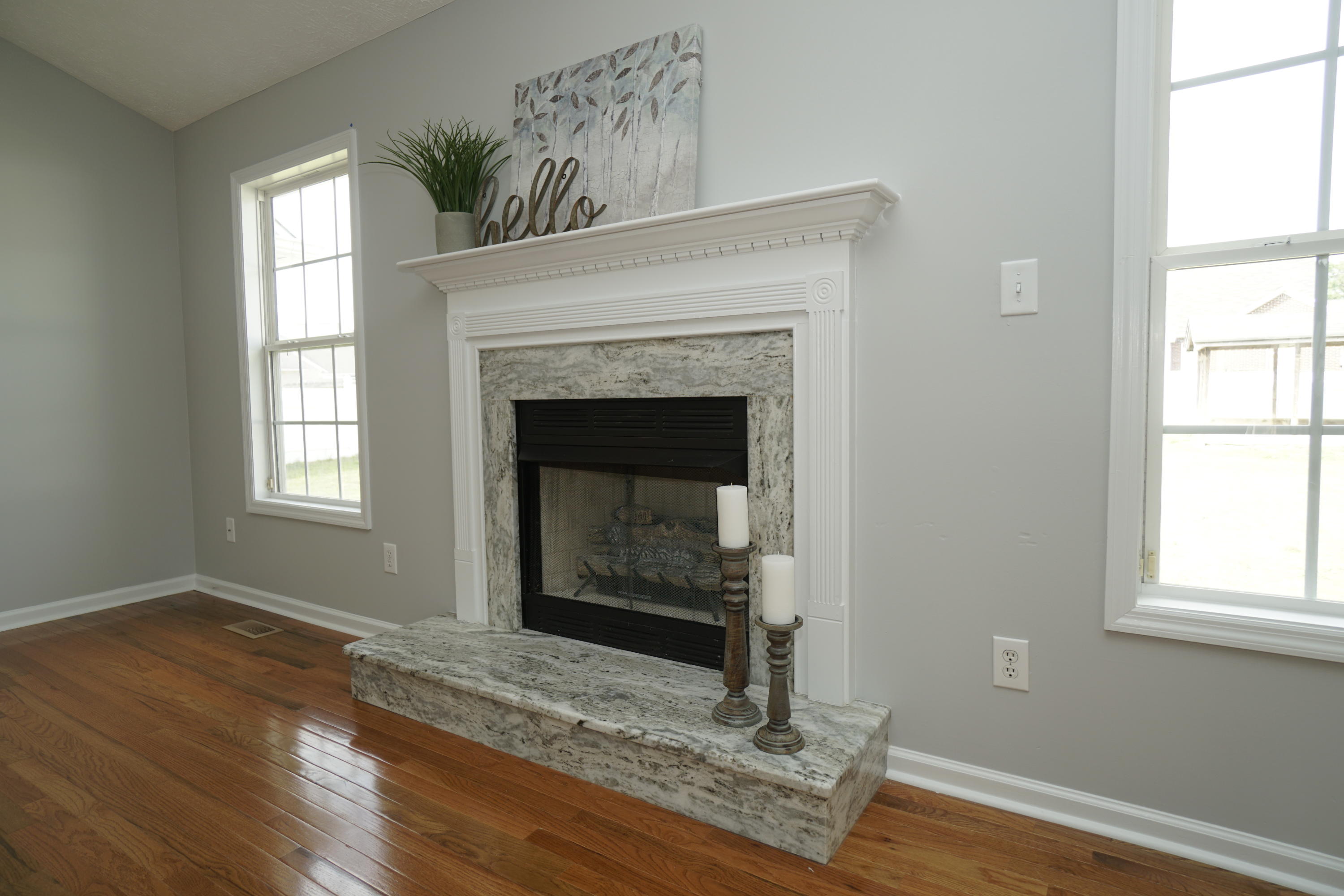 107 Cherian Court Pooler, GA 31322 - Photo 17 of 50 Beautiful fireplace with gas logs (currently no propane at property)