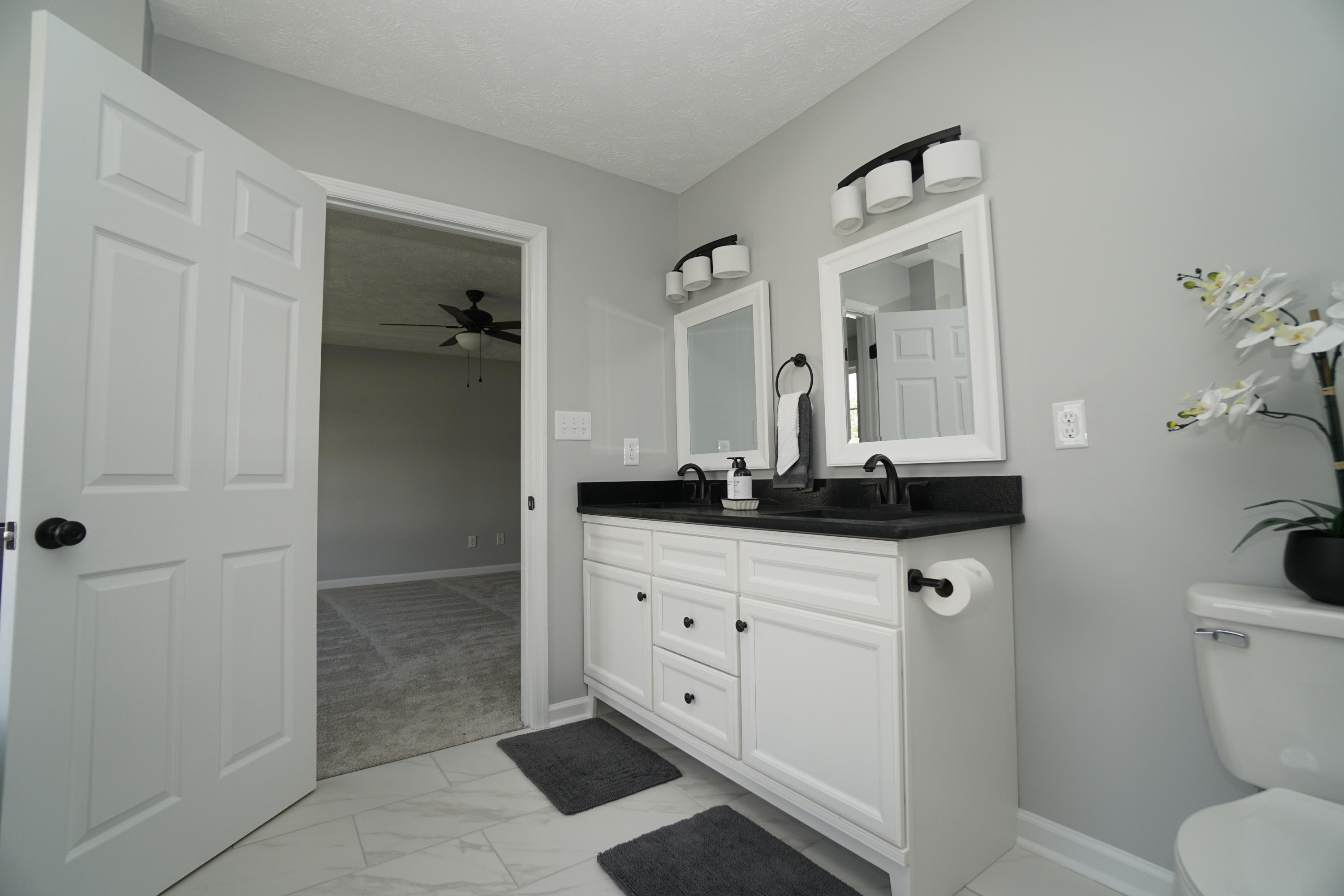 107 Cherian Court Pooler, GA 31322 - Photo 35 of 50 Vanity in master bath. His/her sinks, granite countertop.
