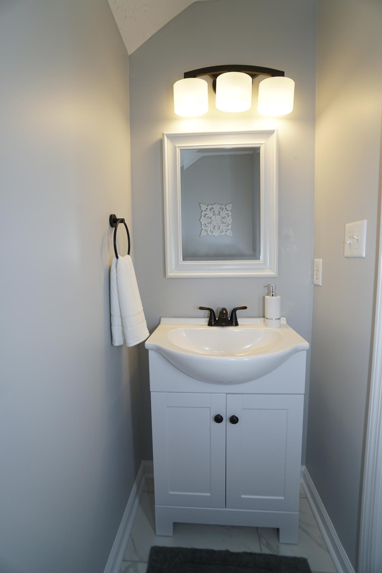 107 Cherian Court Pooler, GA 31322 - Photo 42 of 50 Vanity in half bath upstairs