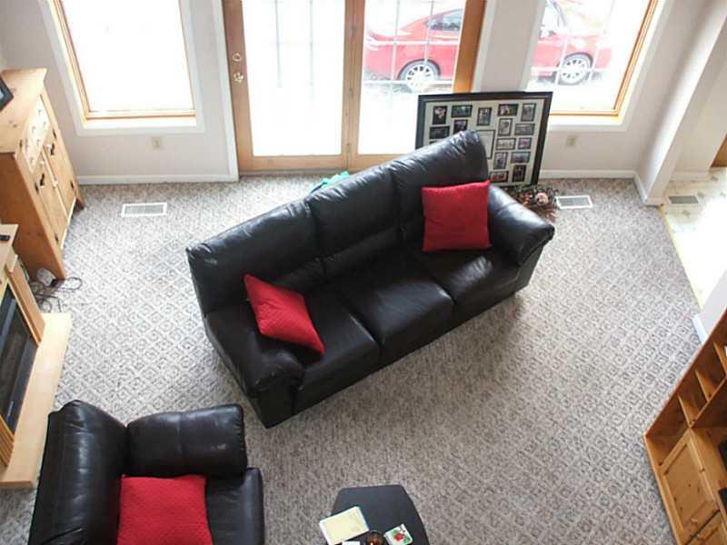 28 Independence Road Avella, PA 15312 - Photo 8 of 12 Living Room. View of the living room from the balcony above