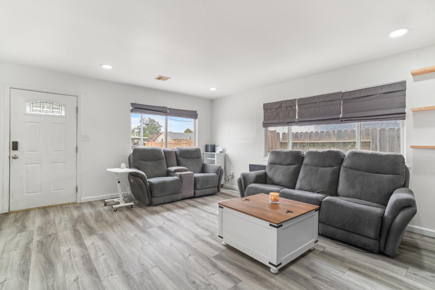 832 Jackson Street Winters, CA 95694 - Photo 14 of 41 living room featuring light wood-style floors and recessed lighting