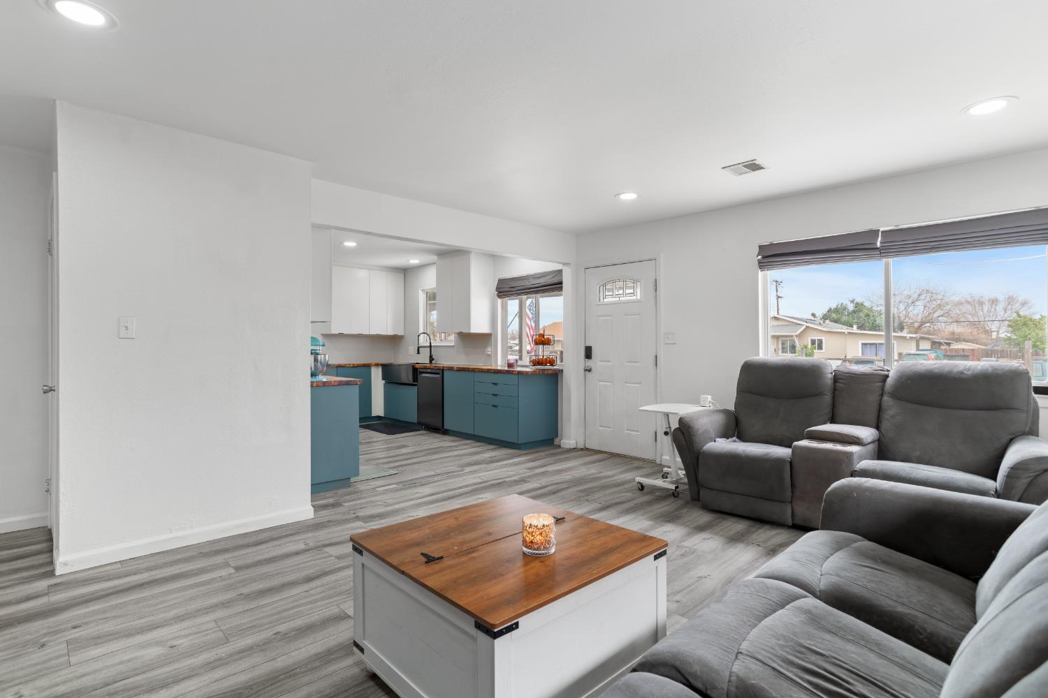 832 Jackson Street Winters, CA 95694 - Photo 2 of 41 living area with light wood-style floors and recessed lighting