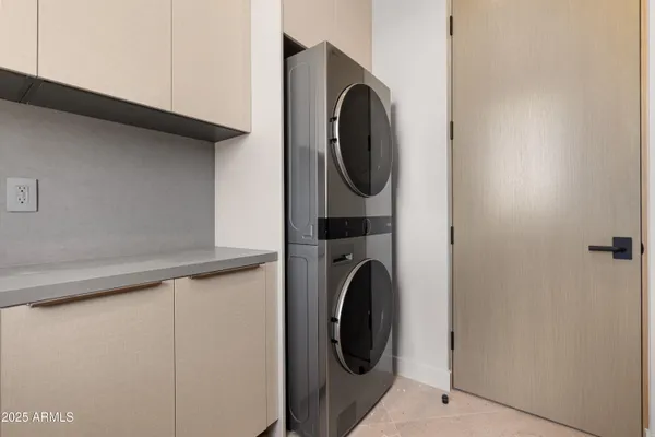 a view of an outdoor dining space with furniture