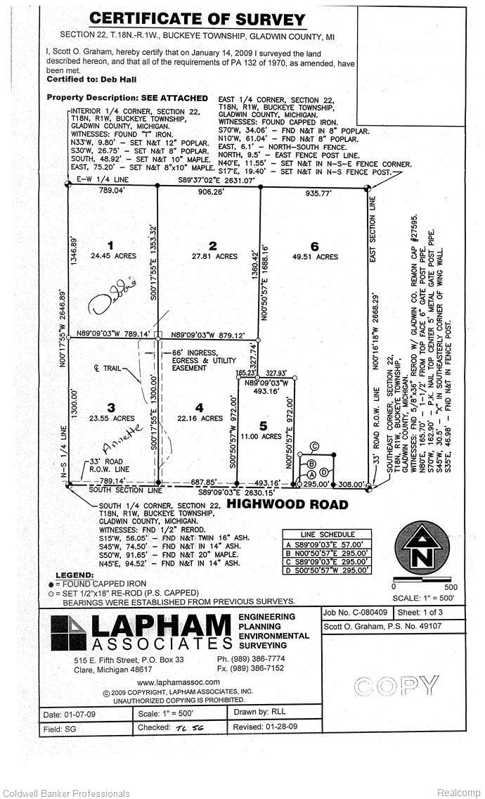 0 West Highwood Road Gladwin, MI 48624 - Photo 7 of 7 survey (3).jpg