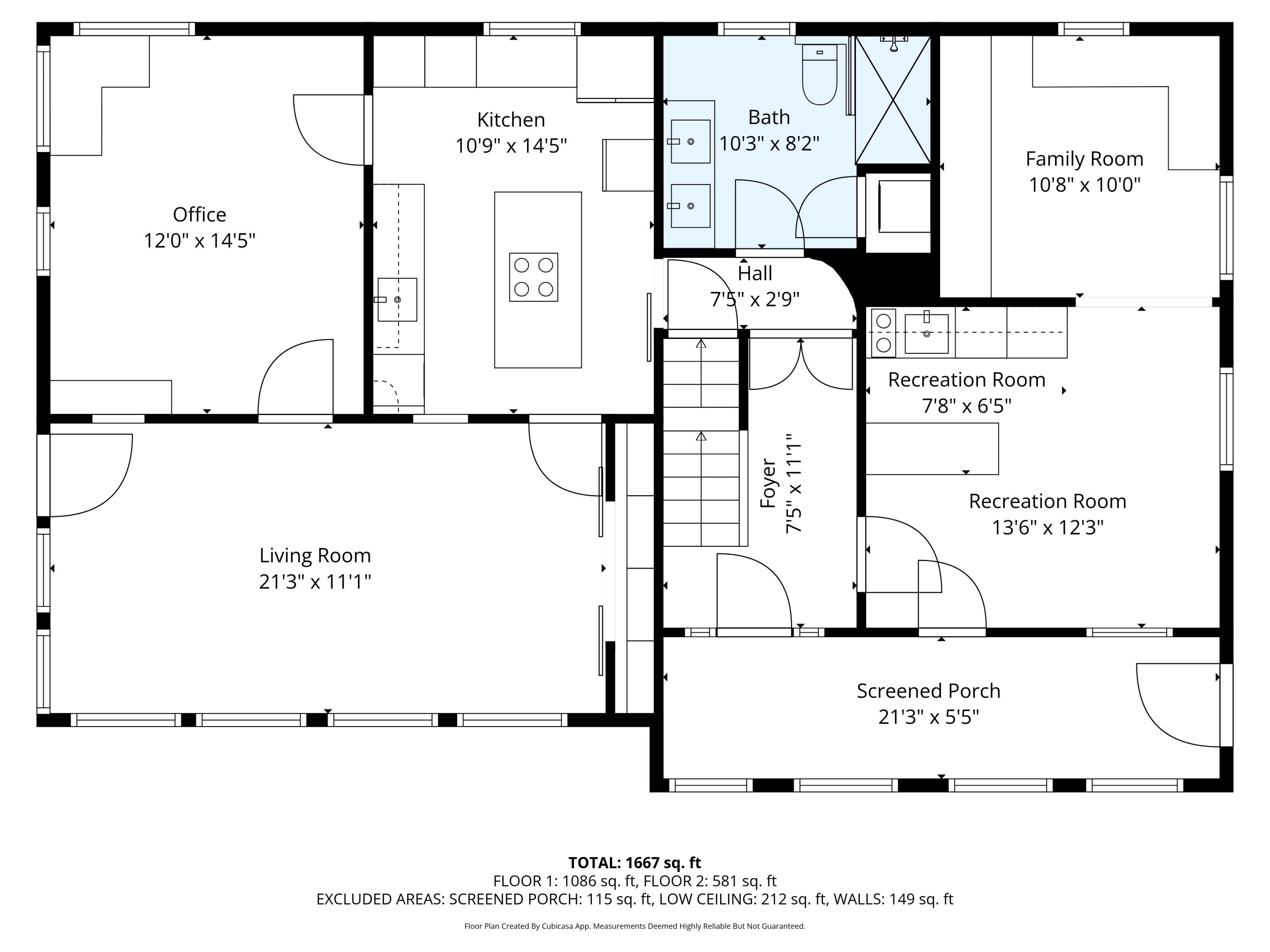 10 Pine Street Bath, ME 04530 - Photo 51 of 53 First Floor Plan