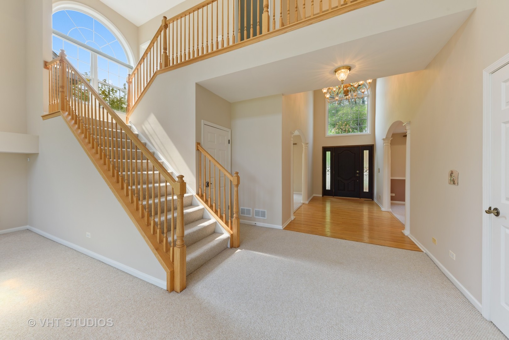 1743 Stanwich Road Vernon Hills, IL 60061 - Photo 2 of 20 a view of entryway and hall with wooden floor