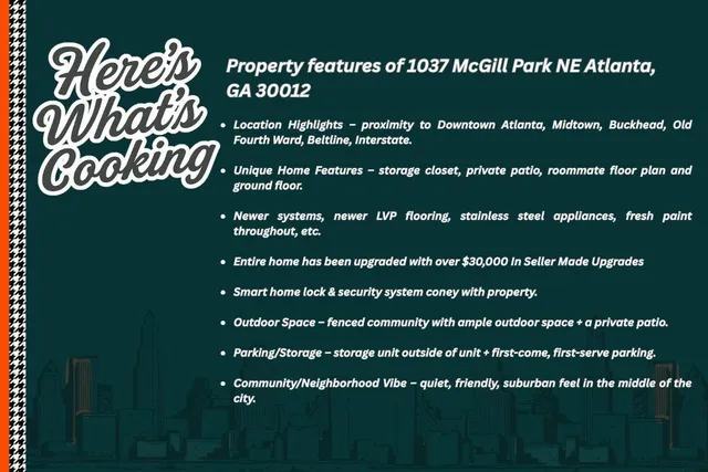$349,900 | 1037 McGill Park Avenue Northeast, Atlanta, GA 30312