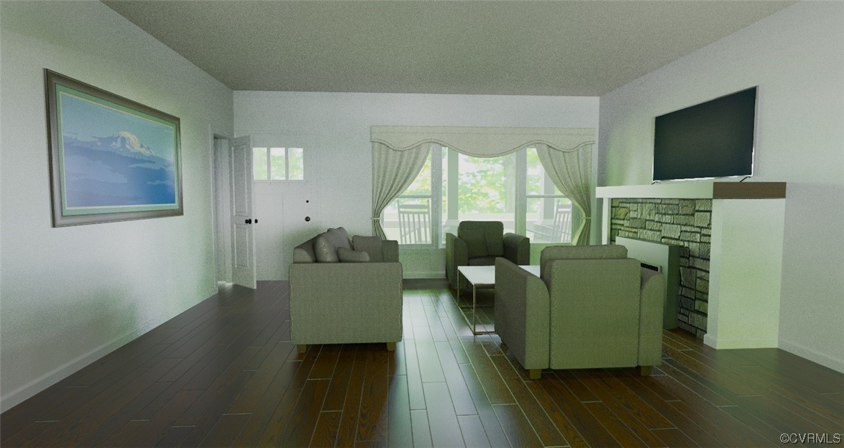 0 New Line Road Gum Spring, VA 23065 - Photo 4 of 14 a living room with furniture and a flat screen tv