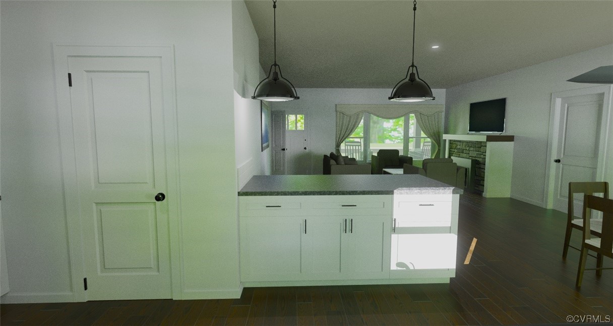 0 New Line Road Gum Spring, VA 23065 - Photo 8 of 14 a view of a kitchen with a refrigerator and a sink