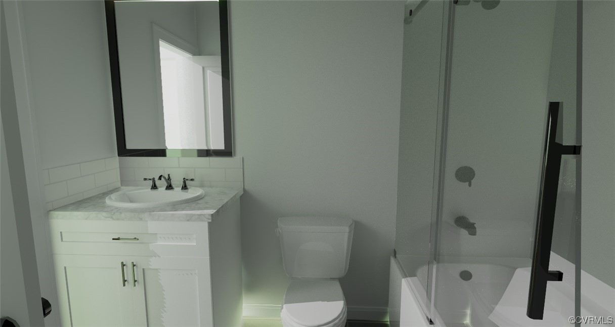 0 New Line Road Gum Spring, VA 23065 - Photo 10 of 14 a bathroom with a granite countertop sink toilet and shower