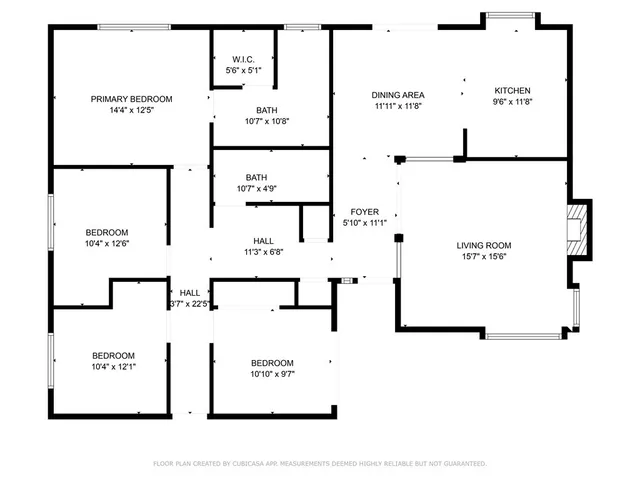 a view of front door