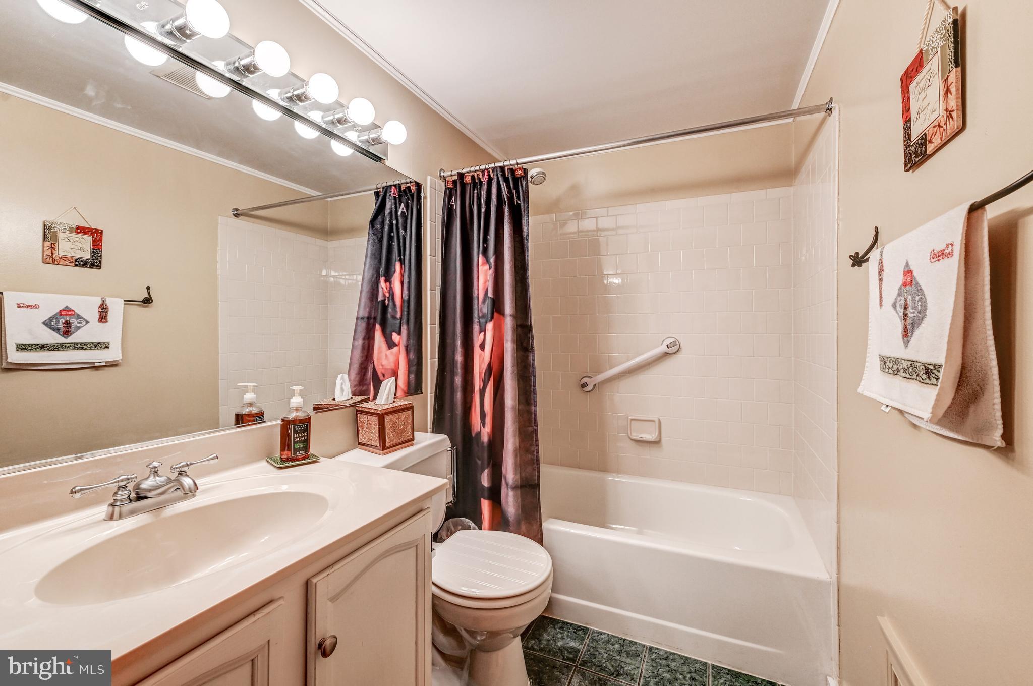 715 Pleasant Hill Road Ellicott City, MD 21043 - Photo 22 of 27 a bathroom with a sink toilet and shower