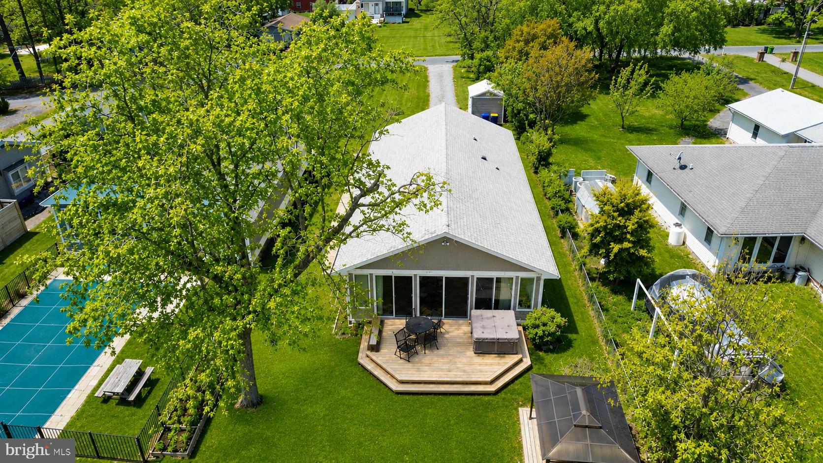 125 Allegany Road Stevensville, MD 21666 - Photo 52 of 64 Backyard Aerial view