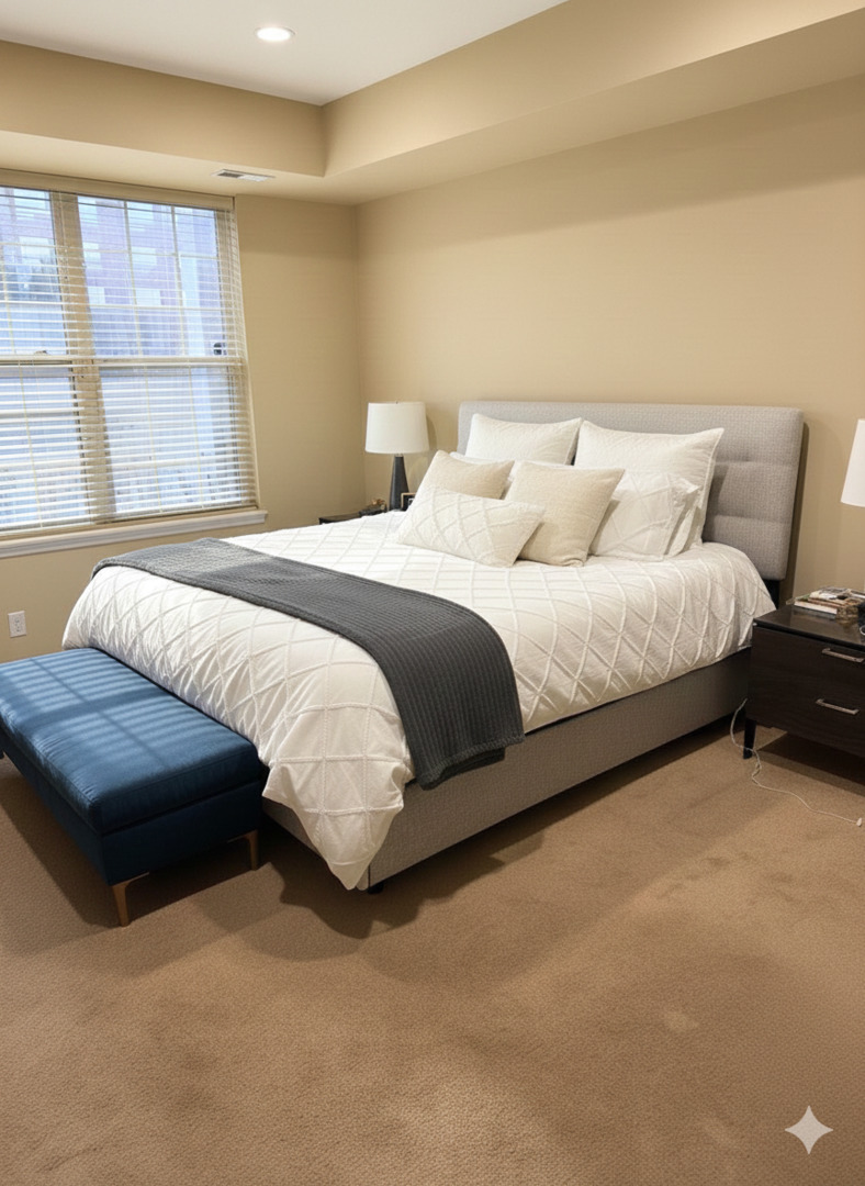 1137 Brent Road Northbrook, IL 60062 - Photo 17 of 25 a bedroom with a bed and window