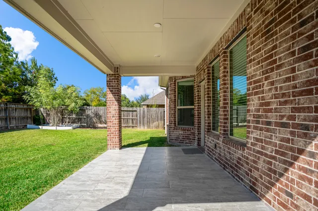 a view of a backyard with a garden
