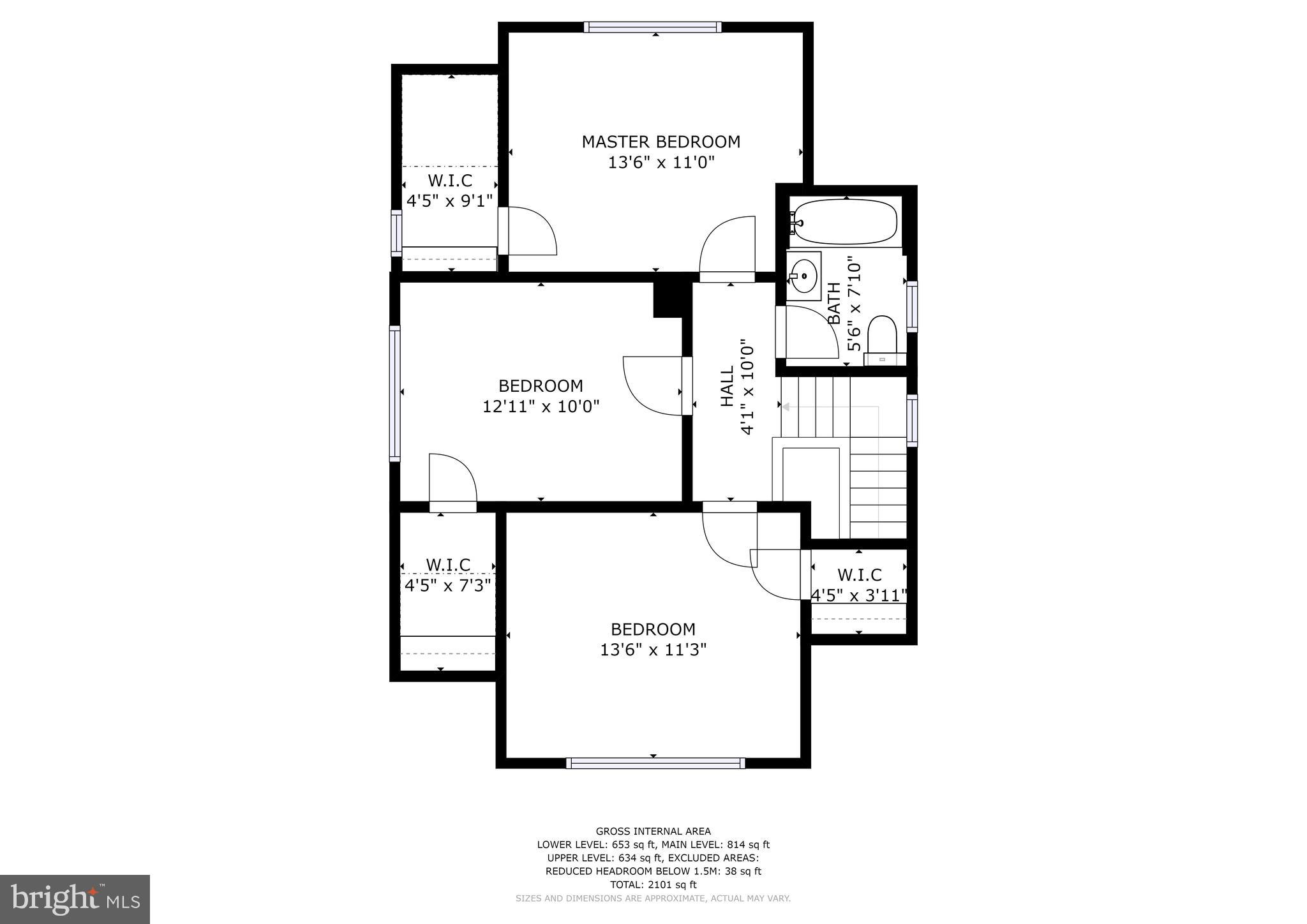 3214 Beverly Road Baltimore, MD 21214 - Photo 30 of 32 Upper Level Floor Plan