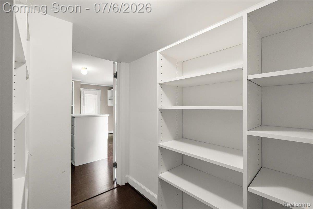 1051 Devonshire Road Grosse Pointe, MI 48230 - Photo 47 of 98 Built-in shelving units in a bright white finish, providing extensive storage