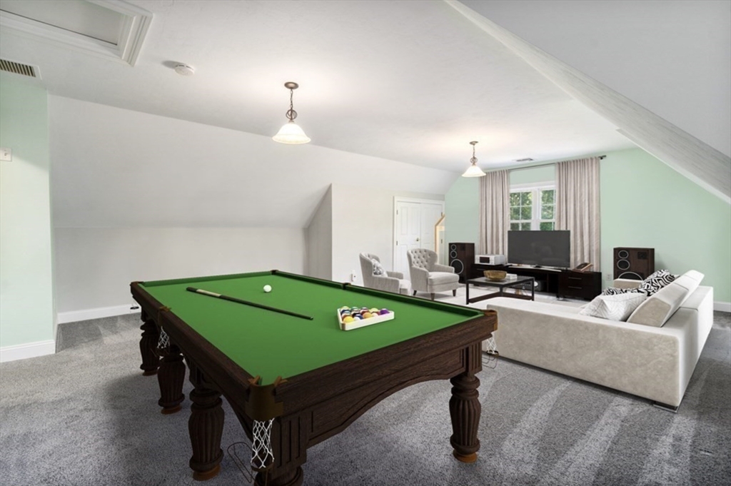 400 New Boston Road Sturbridge, MA 01566 - Photo 35 of 42 a living room with furniture and a pool table