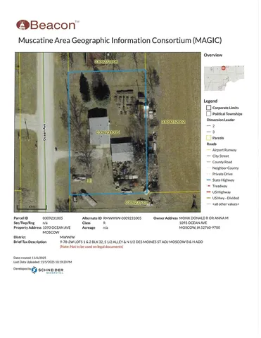 $165,000 | 1093 Ocean Avenue, Moscow, IA 52760