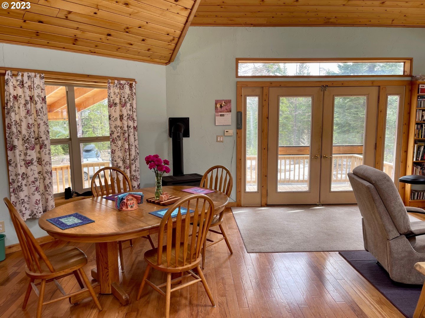 60535 Tucker Down Road Joseph, OR 97846 - Photo 14 of 37 a dining room with furniture window and outside view