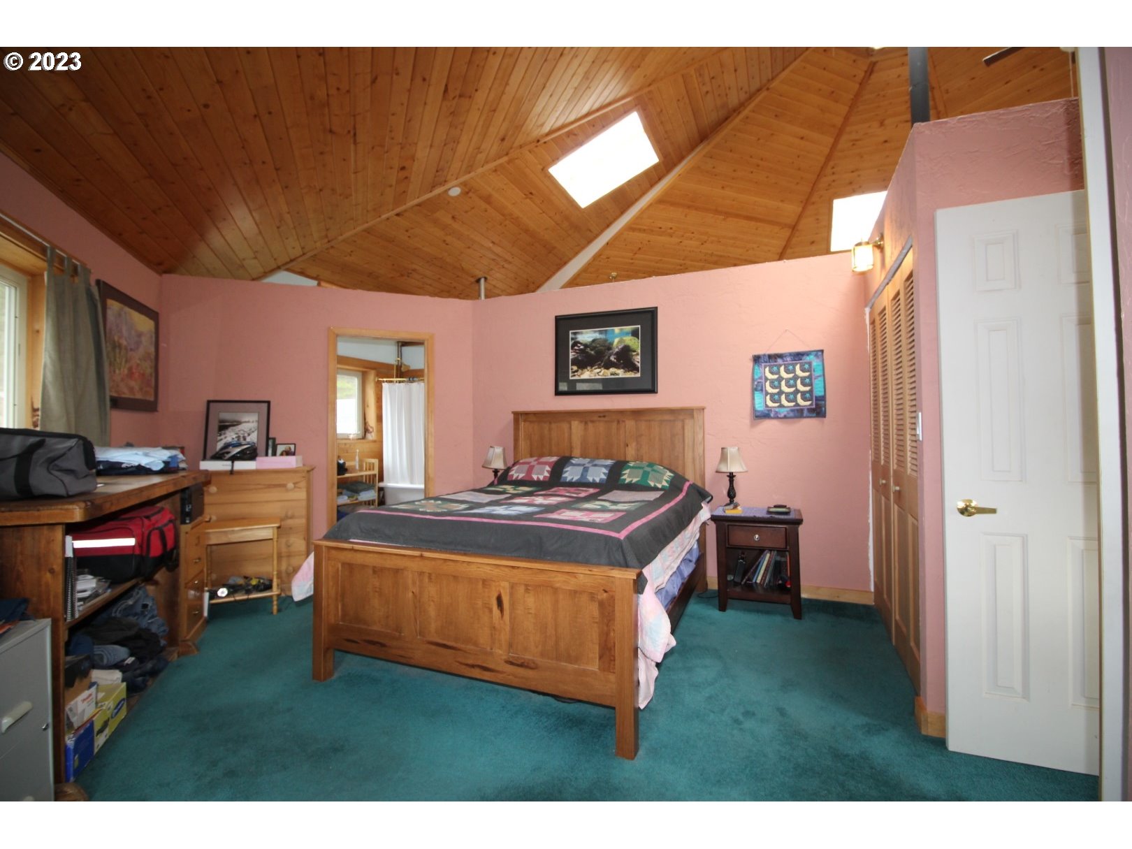 60535 Tucker Down Road Joseph, OR 97846 - Photo 16 of 37 a bed room with a bed and furniture