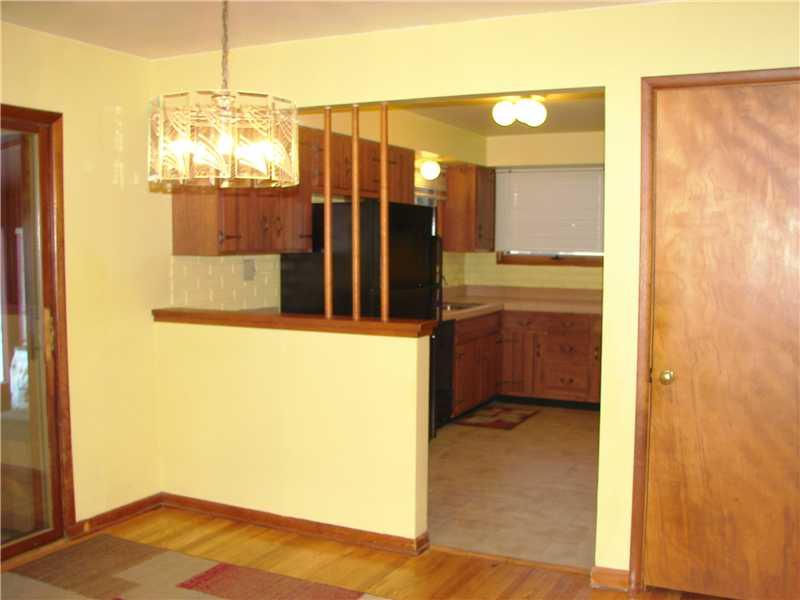 127 Parkview Road Pittsburgh, PA 15237 - Photo 11 of 25 1st Floor Plan. This view features the dining room to kitchen layout....notice the newly refinished gleaming hardwood flooring and the newly laid kitchen floor!!