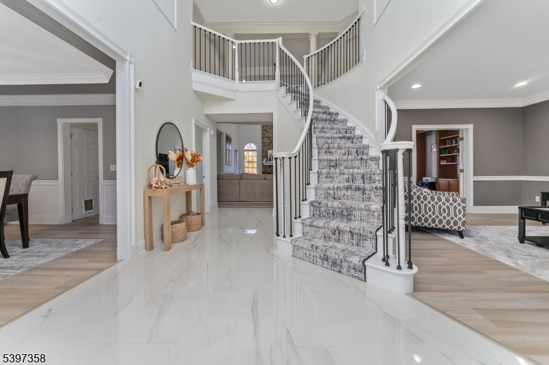 16 Perry Road Annandale, NJ 08801 - Photo 3 of 49 a view of livingroom with hardwood floor and ceiling fan