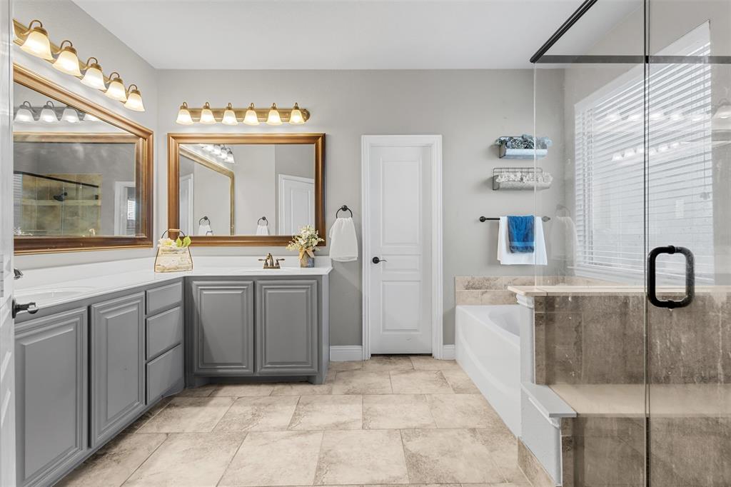 1174 Spring Cress Burleson, TX 76028 - Photo 20 of 37 Primary bath features double vanities