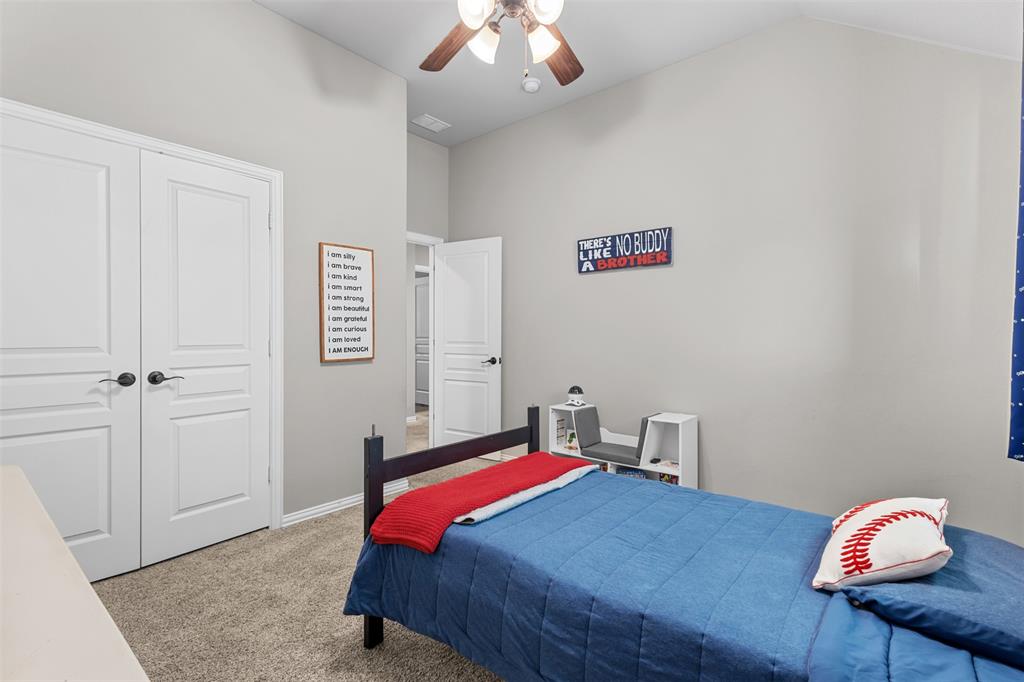 1174 Spring Cress Burleson, TX 76028 - Photo 30 of 37 Spacious secondary bedrooms