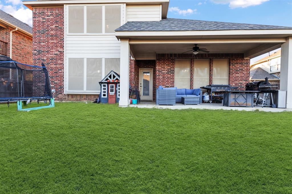 1174 Spring Cress Burleson, TX 76028 - Photo 35 of 37 Large covered back porch
