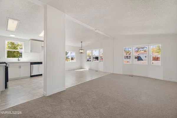 a view of a kitchen with a sink