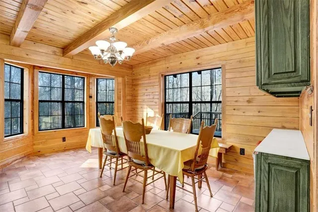 a outdoor space with a couch