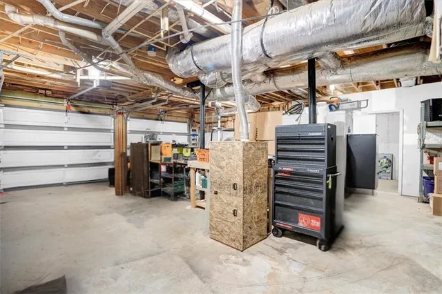 a view of storage and utility room