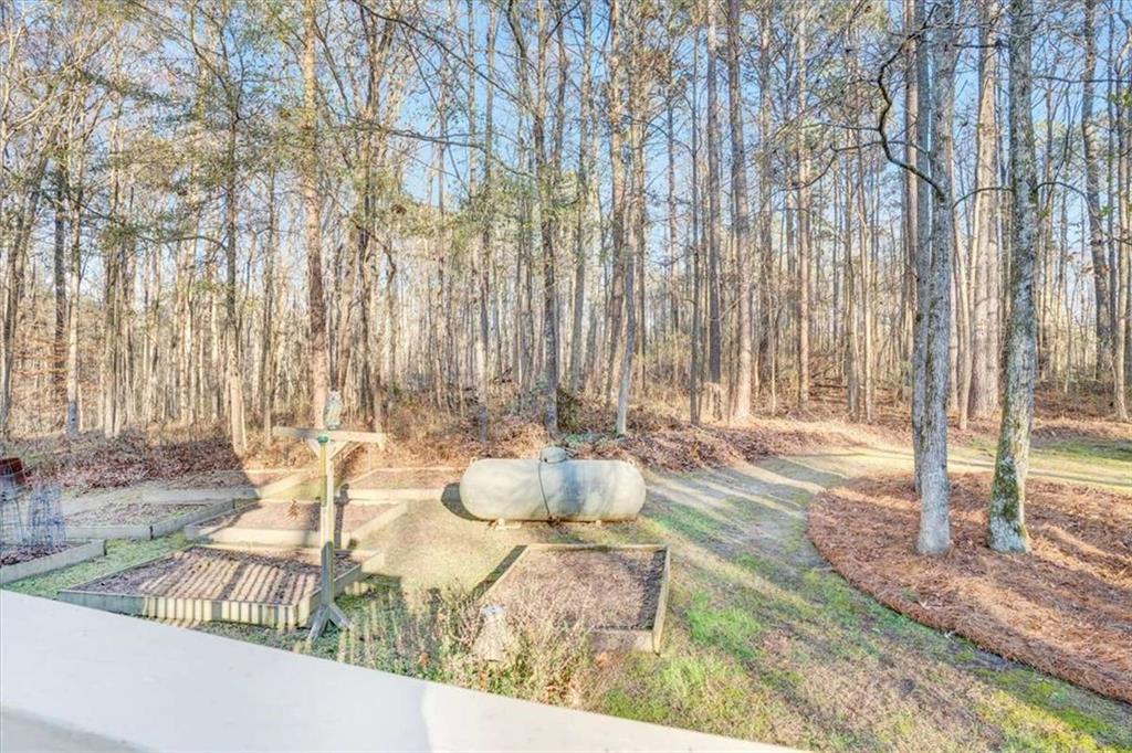217 Browning Road Villa Rica, GA 30180 - Photo 36 of 40 a view of a backyard with table and chairs
