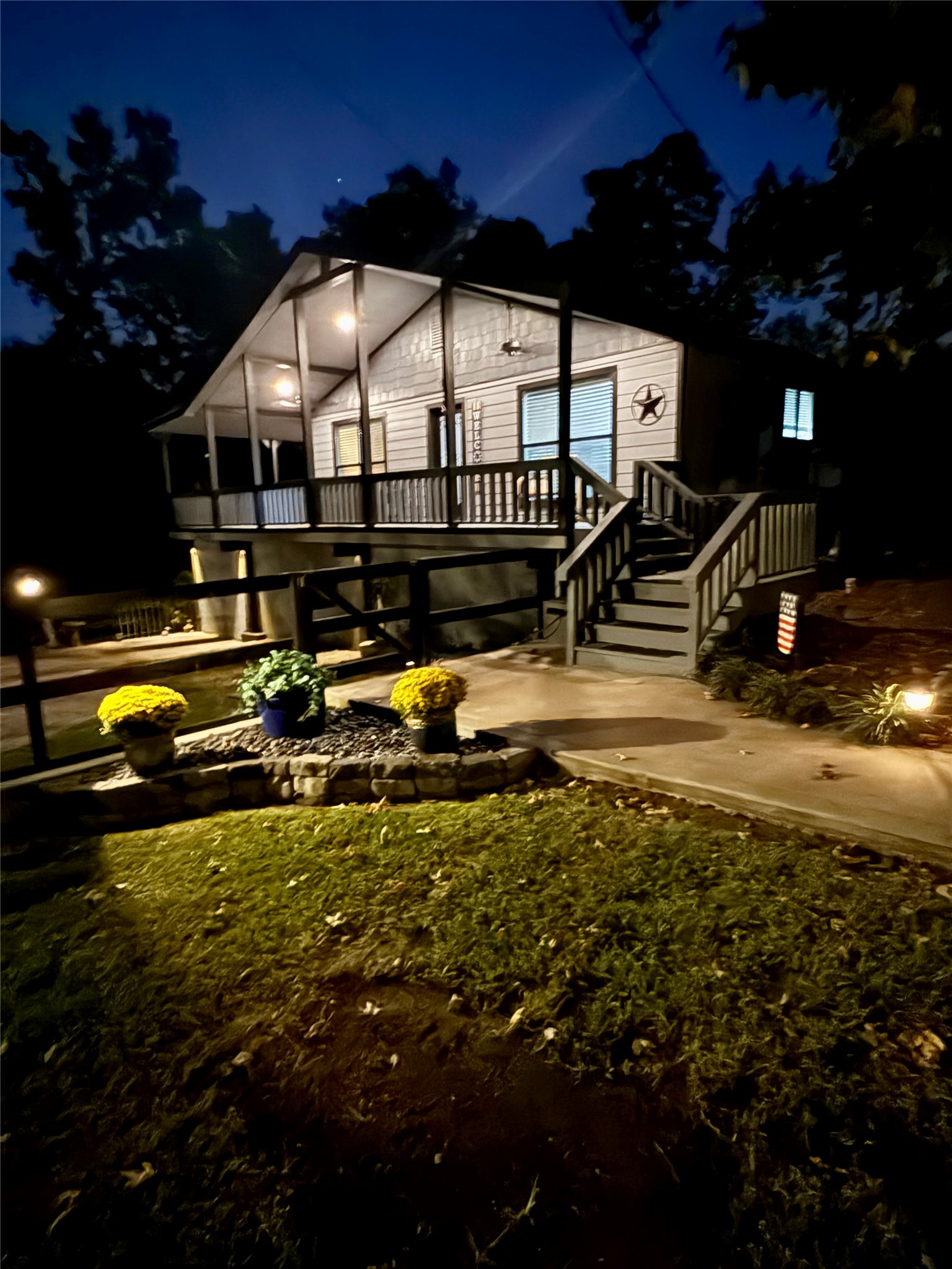 94 Gov Bell Drive Point Blank, TX 77364 - Photo 4 of 49 a view of a swimming pool with an outdoor seating