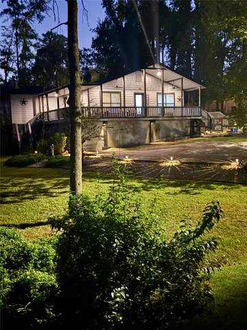 a view of outdoor space with seating space