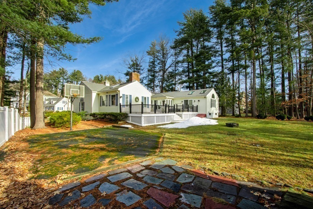 254 Broad Meadow Road Needham, MA 02492 - Photo 20 of 24 a view of a house with a swimming pool