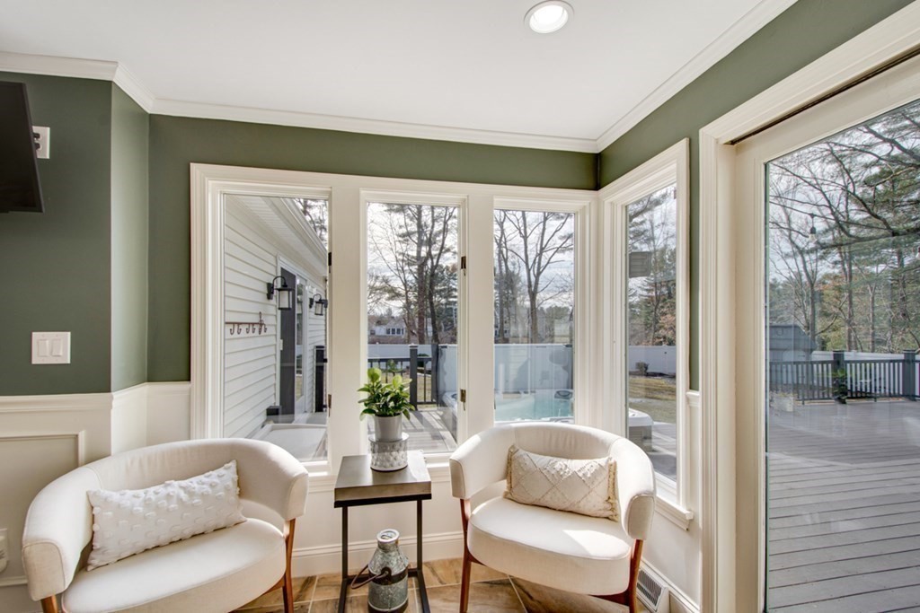 254 Broad Meadow Road Needham, MA 02492 - Photo 8 of 24 a living room with furniture and a large window