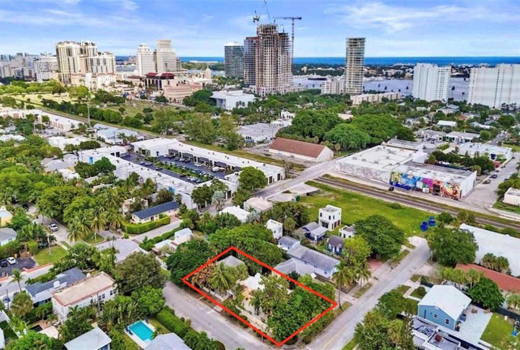 1818 Florida Avenue West Palm Beach, FL 33401 - Photo 50 of 50 an aerial view of residential houses with outdoor space