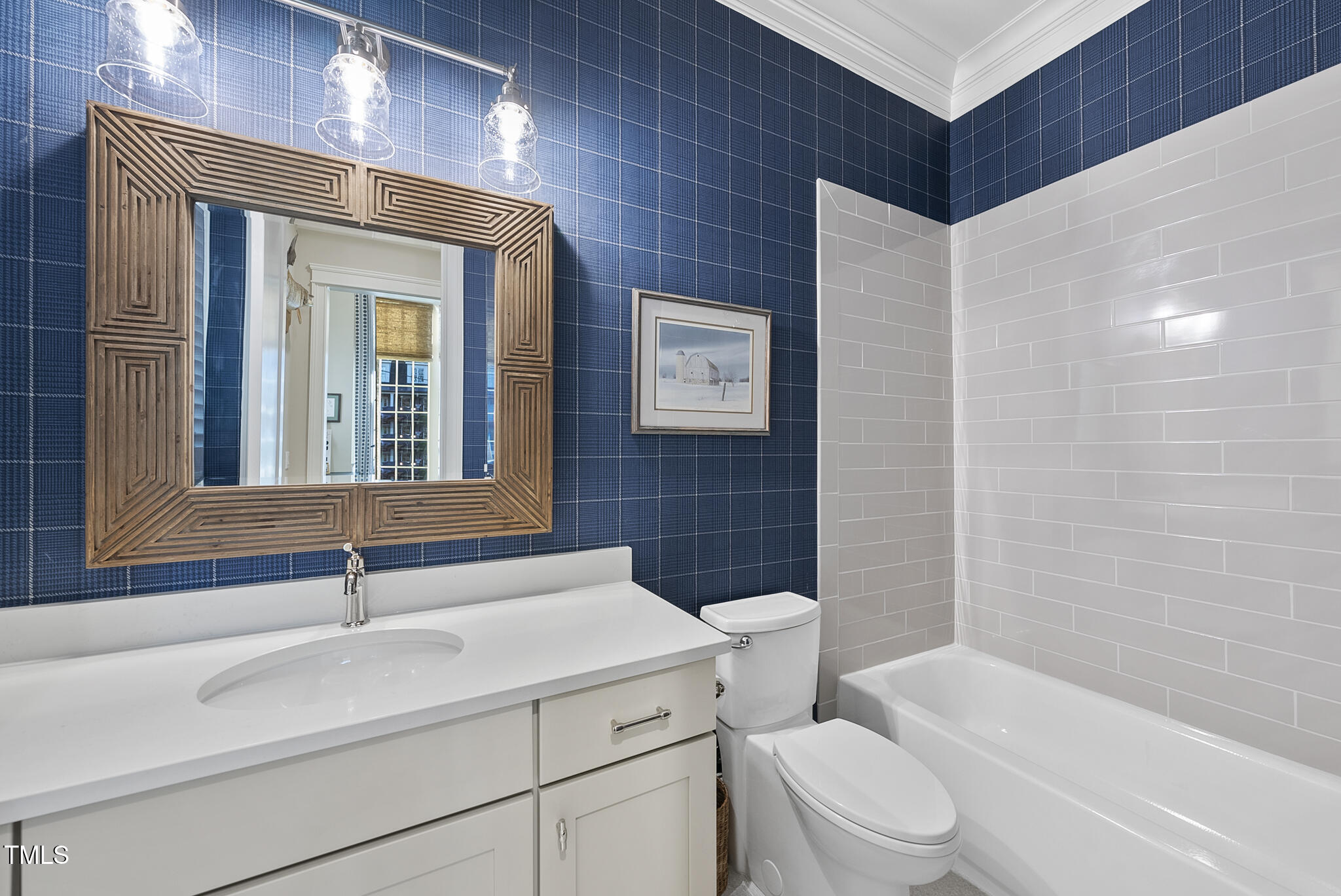 3018 Farrior Road Raleigh, NC 27607 - Photo 26 of 59 a bathroom with a sink a toilet and shower
