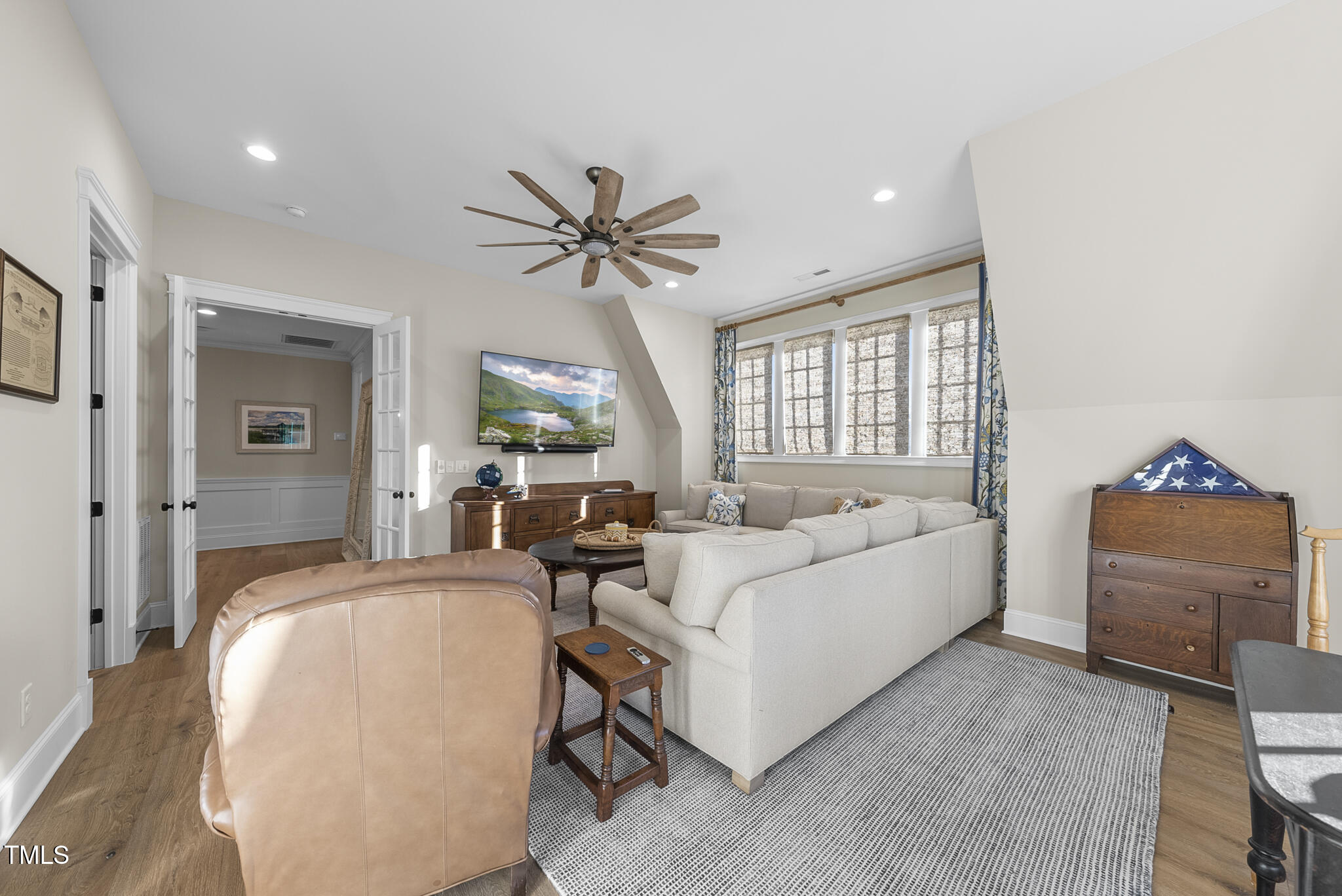 3018 Farrior Road Raleigh, NC 27607 - Photo 35 of 59 a living room with furniture and a large window