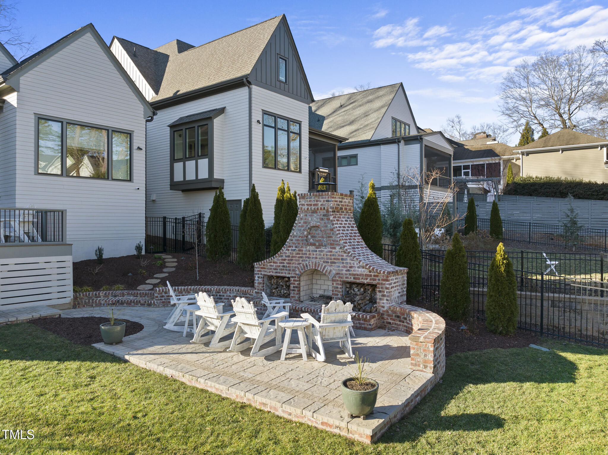 3018 Farrior Road Raleigh, NC 27607 - Photo 49 of 59 a front view of house and yard with green space