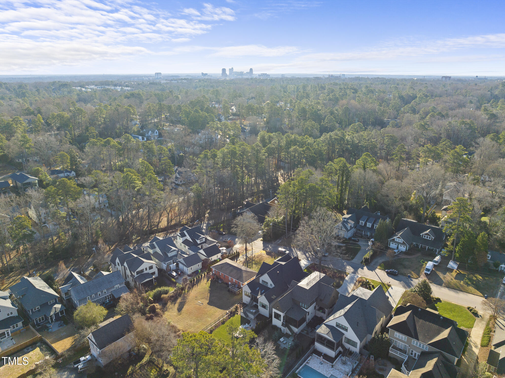 3018 Farrior Road Raleigh, NC 27607 - Photo 55 of 59 an aerial view of multiple house