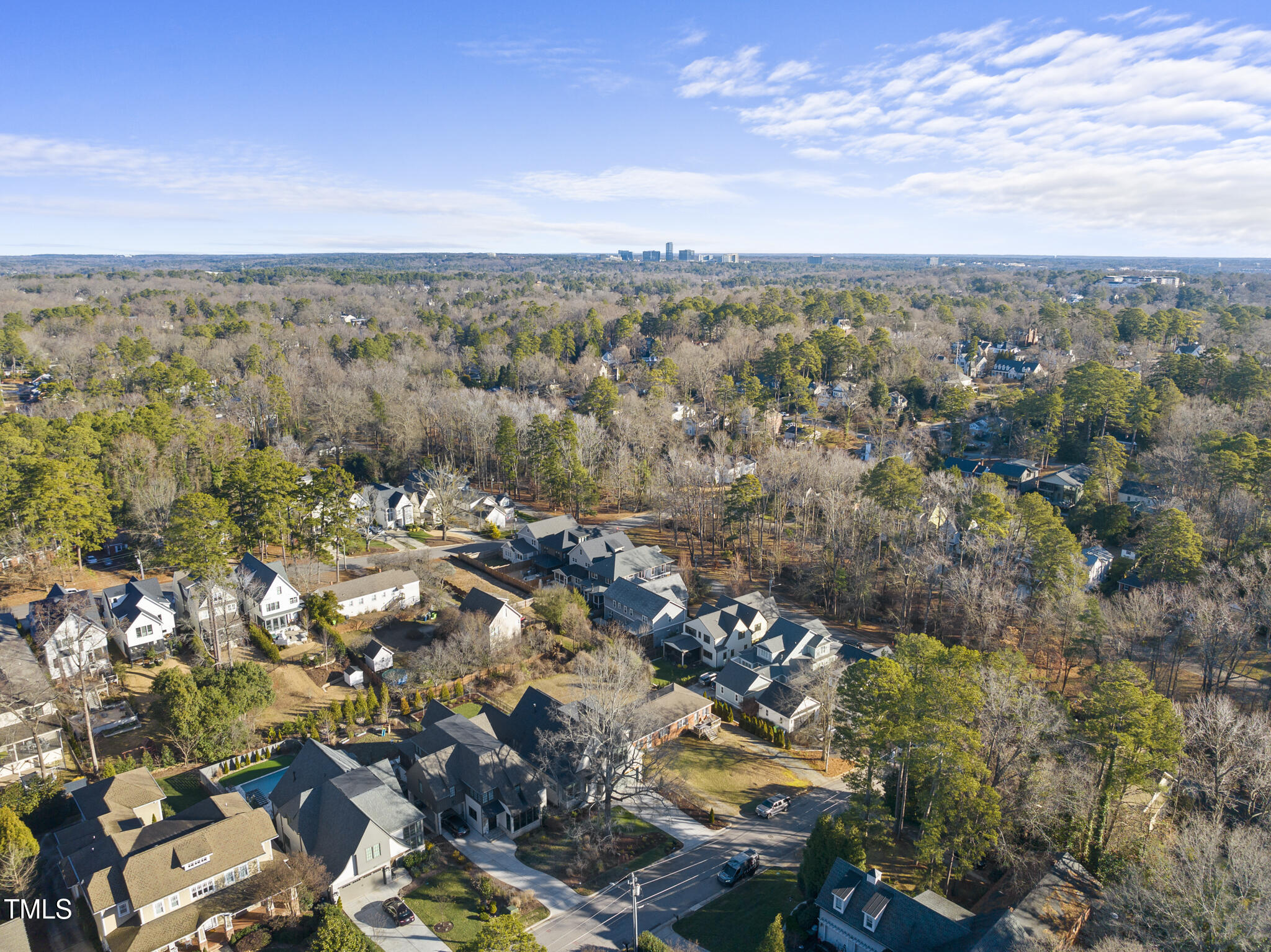 3018 Farrior Road Raleigh, NC 27607 - Photo 56 of 59 an aerial view of multiple house