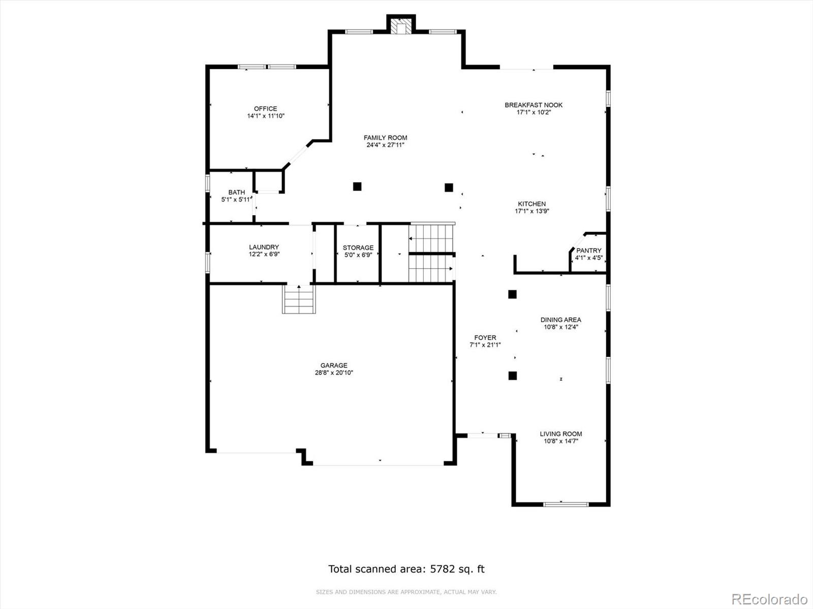 3319 Lynwood Avenue Highlands Ranch, CO 80126 - Photo 44 of 46 a picture of floor plan