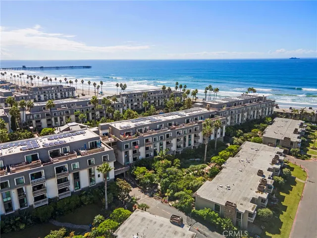 a view of an ocean beach