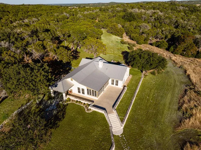 a view of a street with an ocean view
