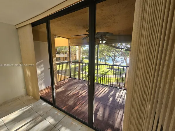 a view of a porch
